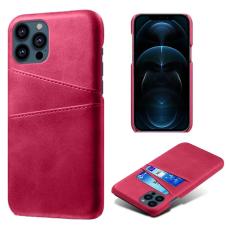 OEM - Retro Mobilskal med Kortplatser iPhone 13 Pro Max - Magenta