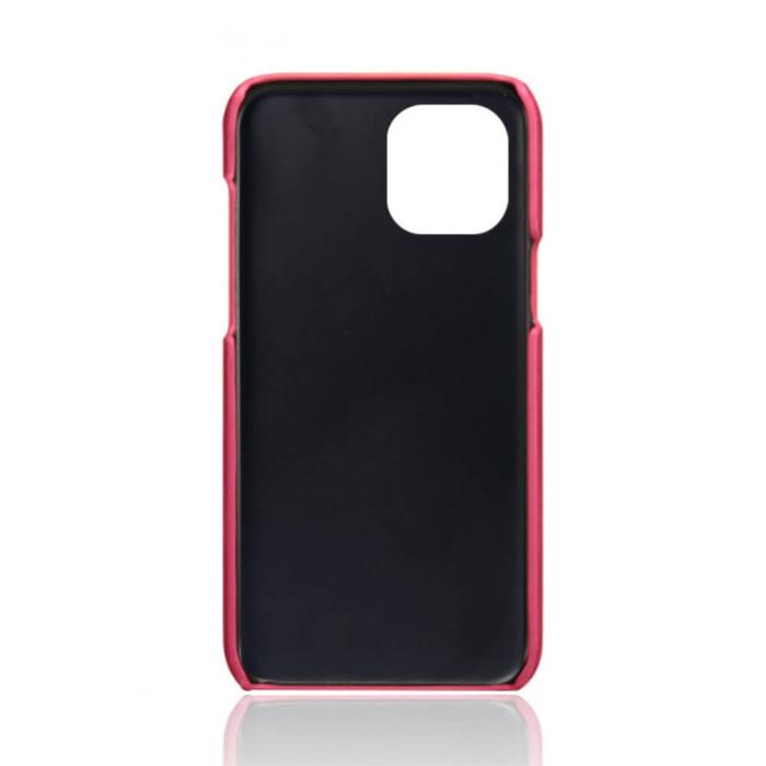 OEM - Retro Mobilskal med Kortplatser iPhone 13 Pro Max - Magenta