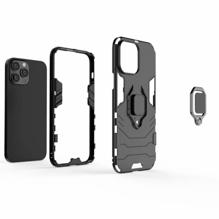 OEM - Ring Holder mobilskal till iPhone 13 Pro Max - Svart