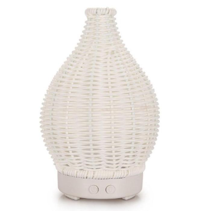 OEM - Aroma Diffusor Art Deco model Trä Stil YX100ML - Vit
