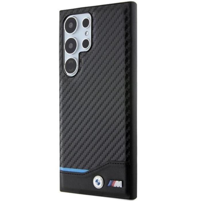 BMW - BMW Galaxy S24 Ultra Mobilskal Läder Carbon - Svart