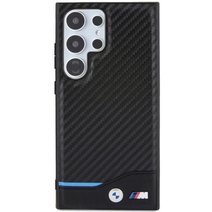BMW - BMW Galaxy S24 Ultra Mobilskal Läder Carbon - Svart