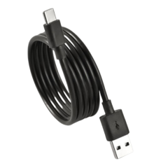 A-One Brand - USB-C till USB-A kabel Snabbladdning 2m - Svart
