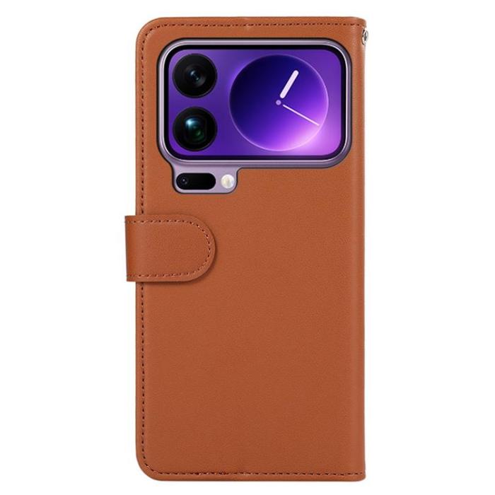 A-One Brand - Xiaomi 17 Pro Max Plånboksfodral RFID Blocking - Brun