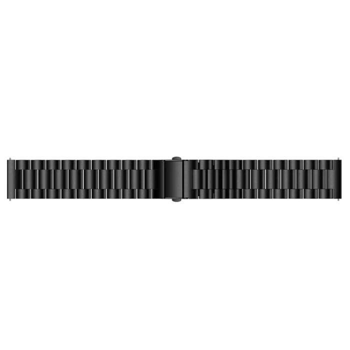 A-One Brand - Galaxy Watch 4 44mm/Classic 46mm Armband Metall - Svart