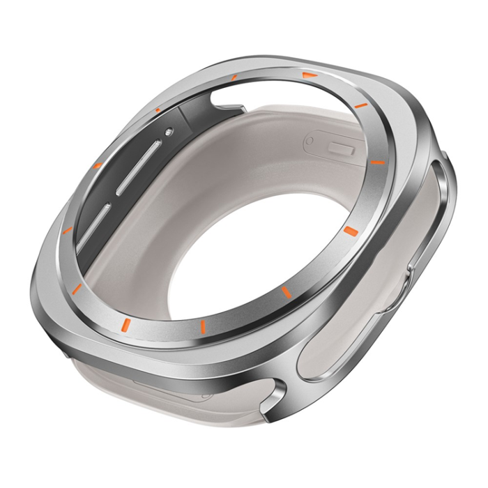 A-One Brand - Galaxy Watch Ultra (47mm) Skal Aluminum - Grå/Orange
