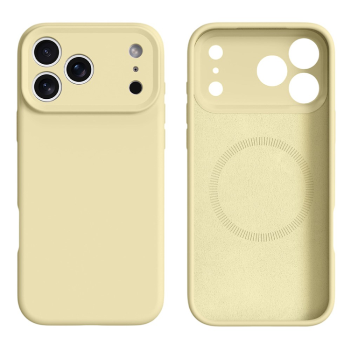 A-One Brand - iPhone 17 Pro Mobilskal MagSafe Precise Cutouts - Ljusgul