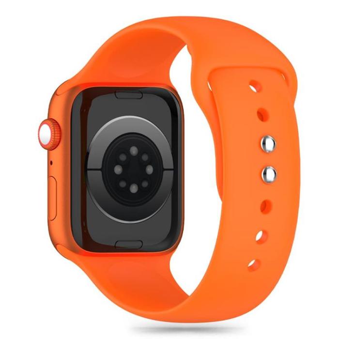Tech-Protect - Tech-Protect Apple Watch (44/45/46/49mm) Armband Silikon - Orange
