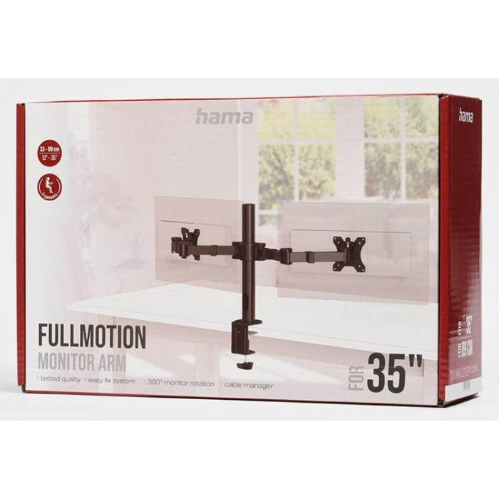 Hama - Hama Monitorfäste För Två Bildskärmar 13