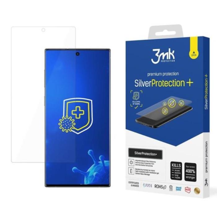 3MK - 3mk Galaxy Note 10 Plastfilm skärmskydd Silver Protection+