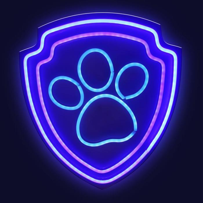 PAW PATROL - Paw Patrol LED Neon Light PAW Plexiglass Hängande