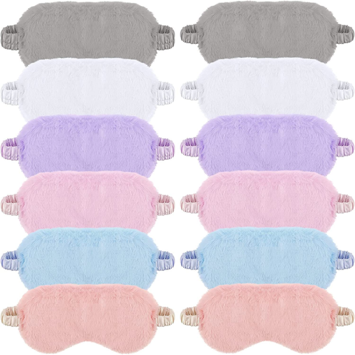 A-One Brand - Bekväm Furry Sovmask/Ögonmask - Rosa
