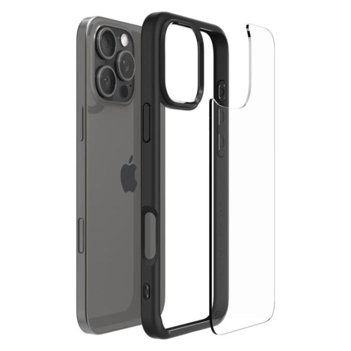 Spigen - Spigen iPhone 16 Pro Mobilskal Ultra Hybrid - Matt Svart