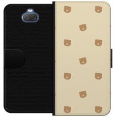 iSecrets - Pl&aring;nboksfodral till Sony Xperia 10 med Bj&ouml;rnm&ouml;nster