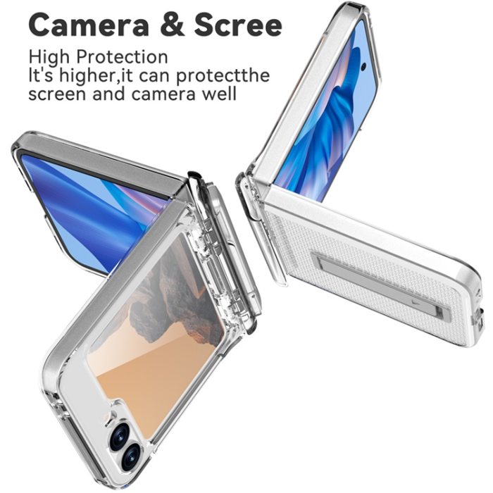 A-One Brand - GW182 Galaxy Z Flip 7 FE/Z Flip 6 Mobilskal - Transparent