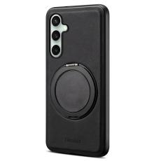 DENIOR - DENIOR Galaxy S24 Magnetiskt Fodral Konstl&auml;der Svart