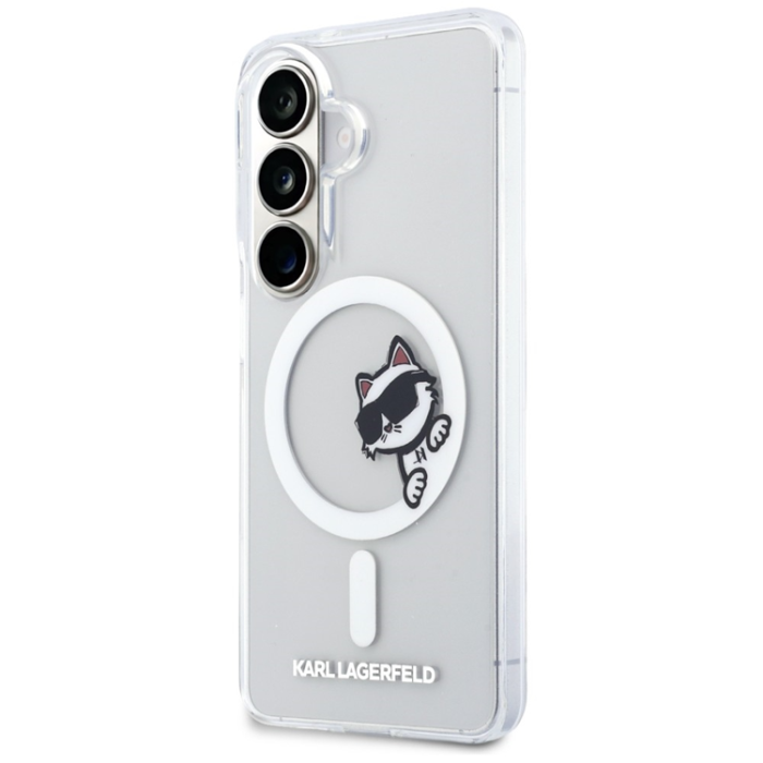KARL LAGERFELD - Karl Lagerfeld Mobilskal För Galaxy S26 MagSafe IML Peekaboo Choupette