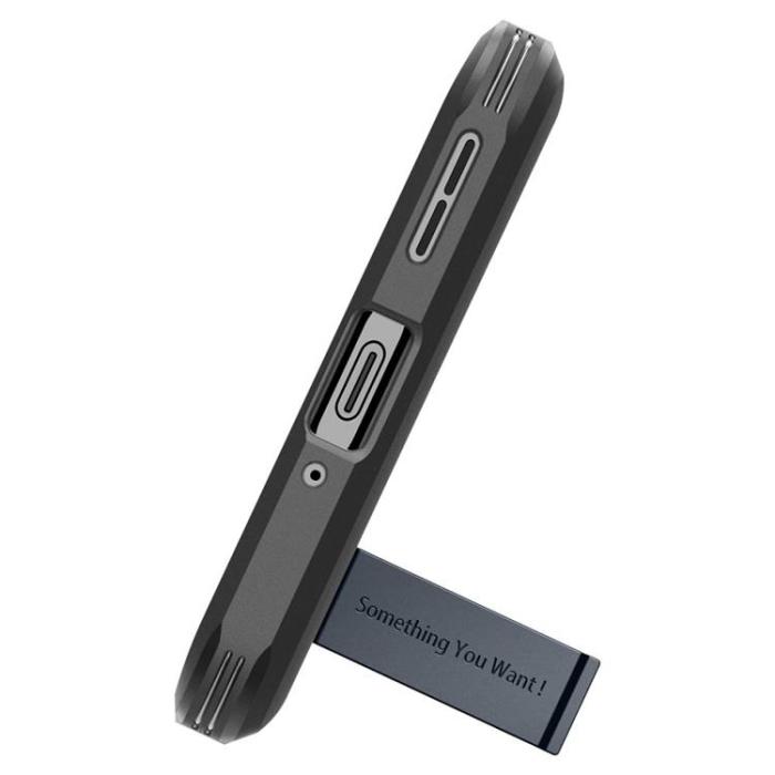 UTGATT1 - Spigen Oneplus 11 5G Mobilskal Tough Armor Metal Slate