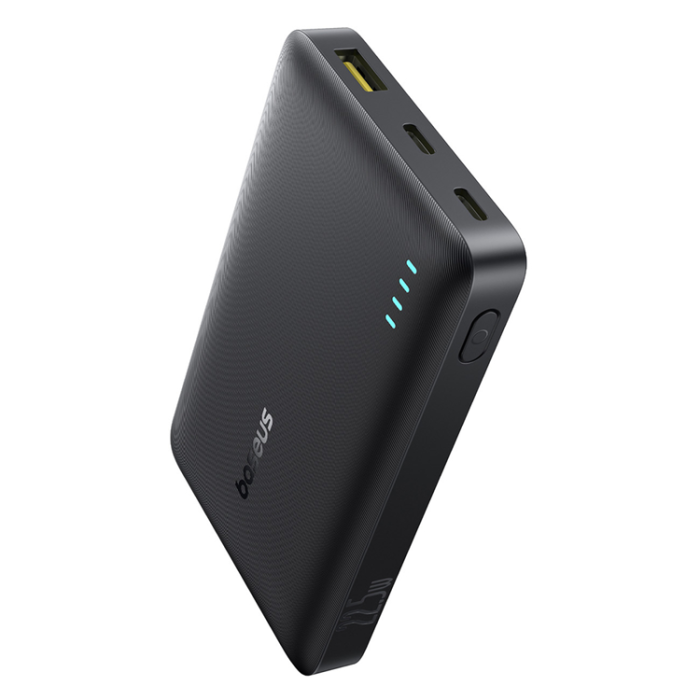 BASEUS - Baseus Powerbank 10000 mAh 22.5W USB-C USB-A - Svart
