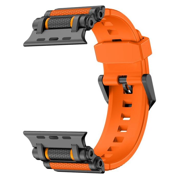 Boom of Sweden - Apple Watch Ultra (49mm) Armband Rotation Axis Silikon - Orange