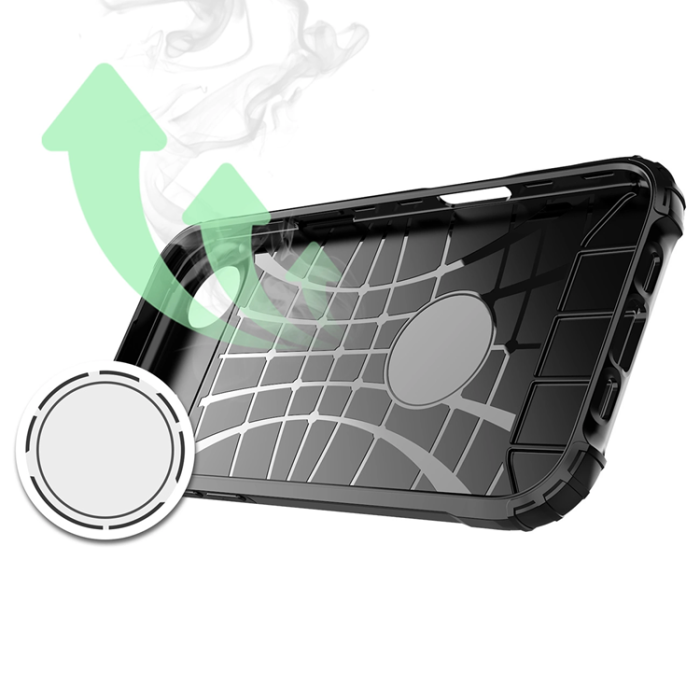 A-One Brand - iPhone Air Mobilskal Hybrid Armor - Svart