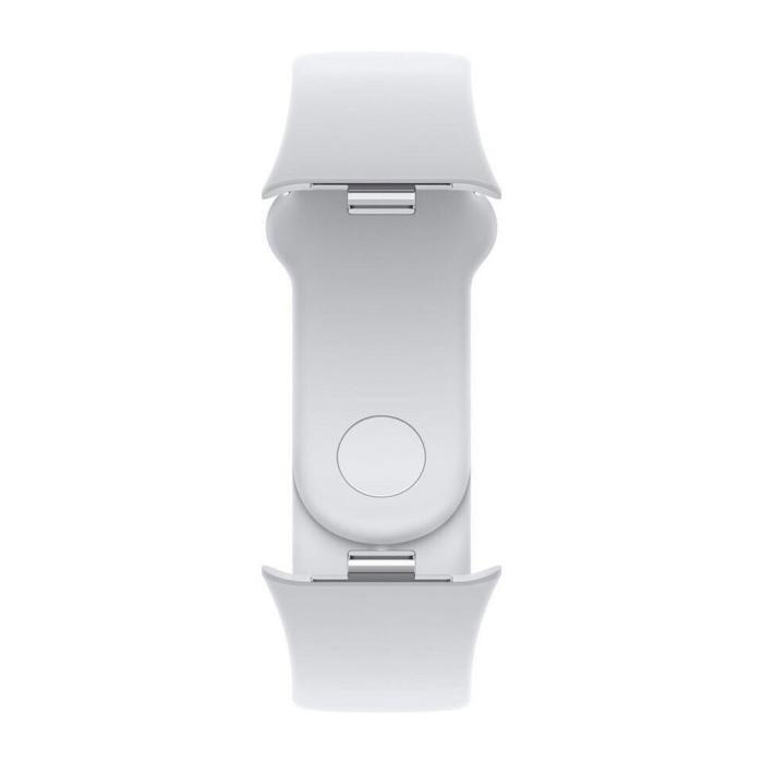 Xiaomi - Xiaomi Smart Band 8 Pro 44mm GPS Silver Aluminium Case Grå Silicone Strap (Grå)