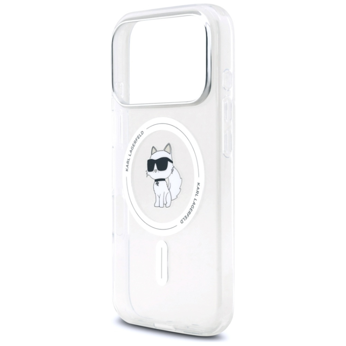 KARL LAGERFELD - Karl Lagerfeld Mobilskal till iPhone 17 Pro Magsafe Choupette - Clear