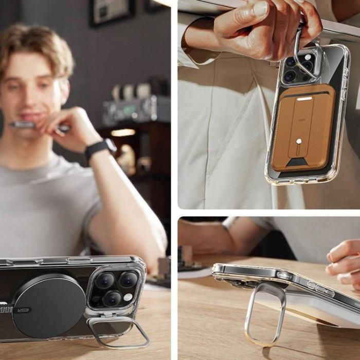 ESR - ESR iPhone 16 Pro Mobilskal Magsafe Halolock Och Härdat Glas