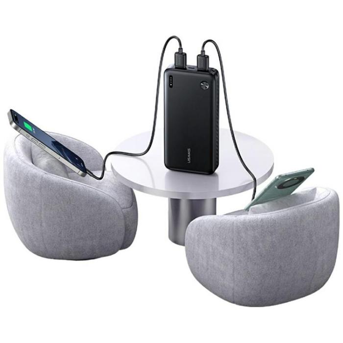 USAMS - USAMS Powerbank 20000mAh 2xUSB-A 1xUSB-C PB83