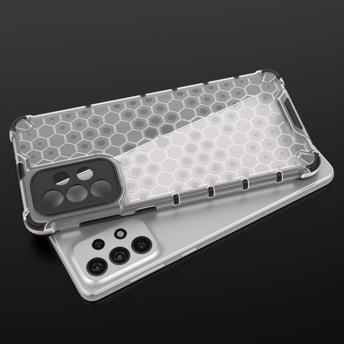 OEM - Galaxy A73 Skal Honeycomb Armored - Blå