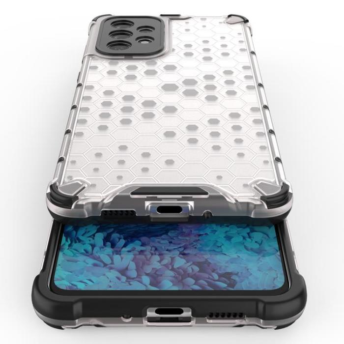OEM - Galaxy A73 Skal Honeycomb Armored - Blå