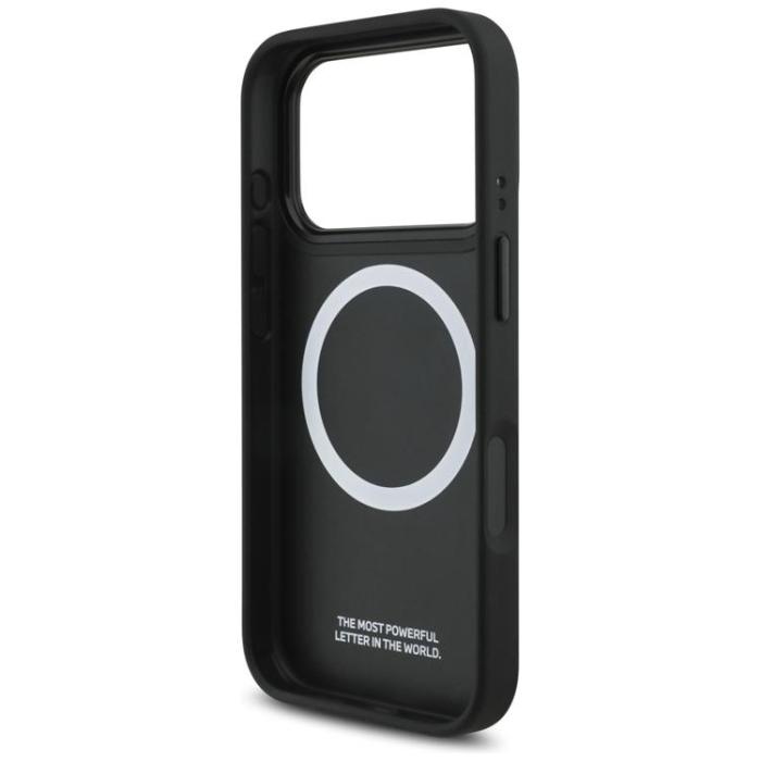 BMW - BMW iPhone 17 Pro Mobilskal MagSafe M Perforated Stripe Logo - Marinblå