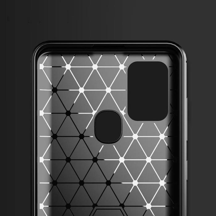 Forcell - Forcell Galaxy A21s Skal Carbon - Svart