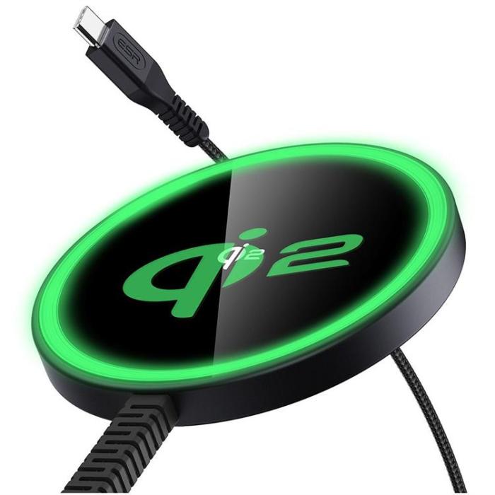 ESR - ESR Qi2 Magsafe Trådlös Laddare 15W Halolock Mini Magnetic