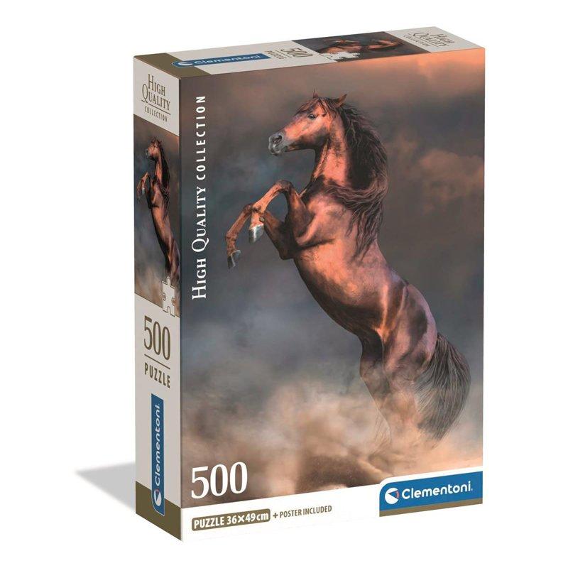 CLEMENTONI Pussel 500 Pcs CB High Quality Collection Wild Red Stallion