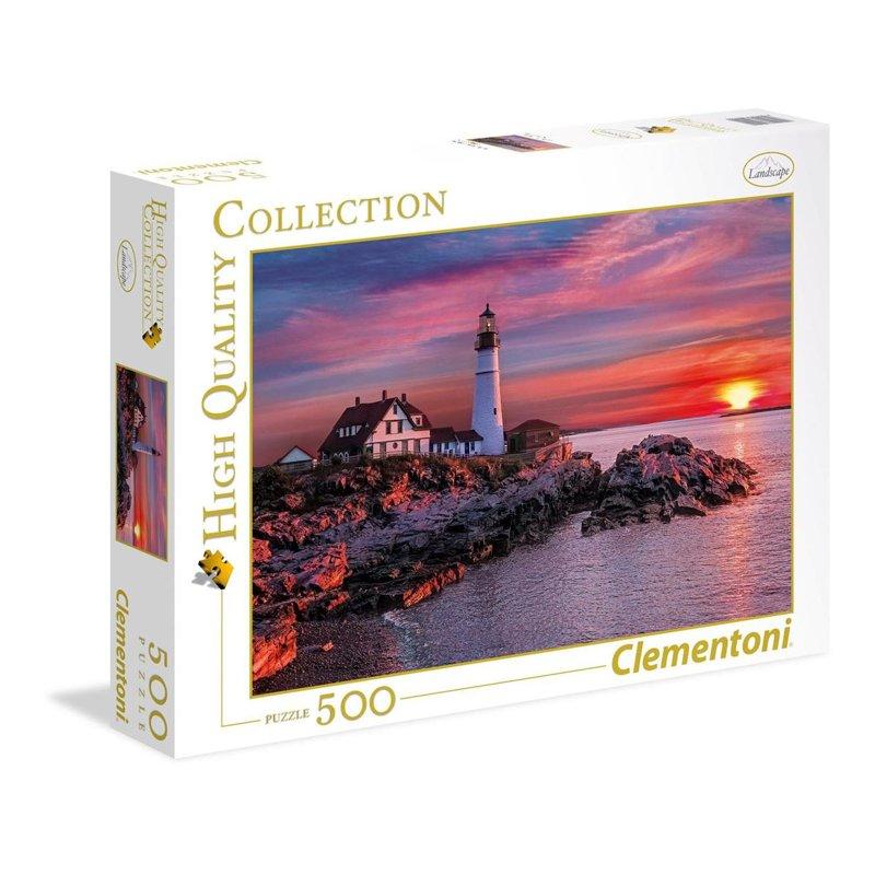 CLEMENTONI Pussel 500 Pcs High Quality Collection Portland Head Light