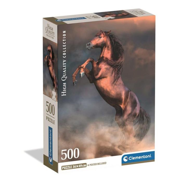 CLEMENTONI - CLEMENTONI Pussel 500 Pcs CB High Quality Collection Wild Red Stallion