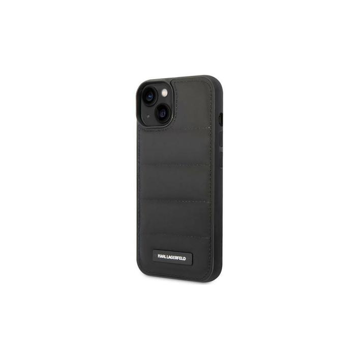 KARL LAGERFELD - Karl Lagerfeld iPhone 14 Fodral Hårt Skal Puffy Logo Svart