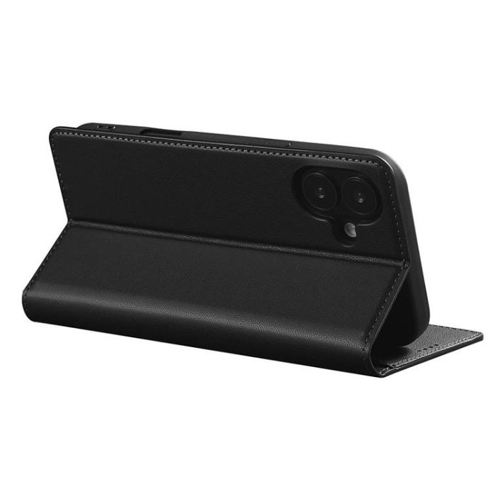 LC.imeeke - LC.IMEEKE iPhone 17 Plånboksfodral PU Läder - Svart