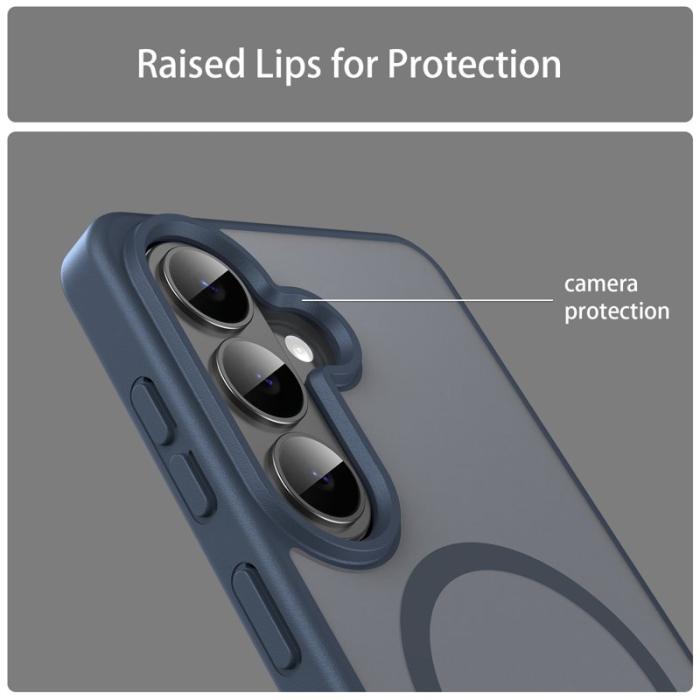 OEM - Mobilskal för Samsung Galaxy S26 Magnetiskt TPU + PC - Blå