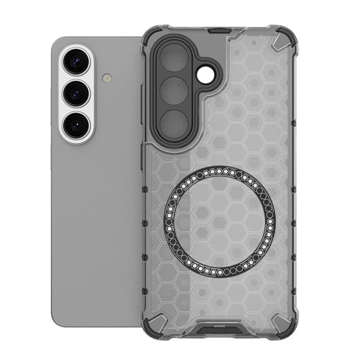 OEM - Mobilskal för Samsung Galaxy S26 Magnetiskt TPU + PC - Grå