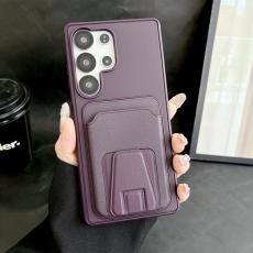 OEM - Mobilfodral f&ouml;r Samsung Galaxy S26 Ultra Kickstand Kortfack - M&ouml;rklila