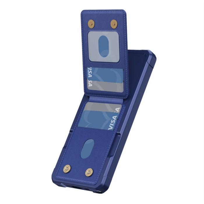 OEM - Mobilfodral för Samsung Galaxy S26 Ultra Kickstand Kortfack - Mörkblå