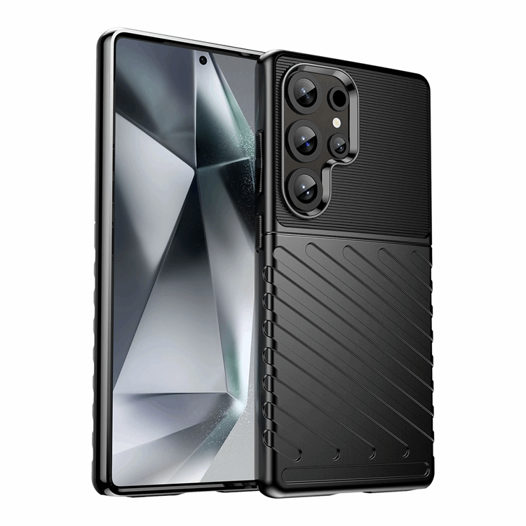 Galaxy S25 Ultra Mobilskal Thunder Armored - Svart | 2353 | AlltMobil