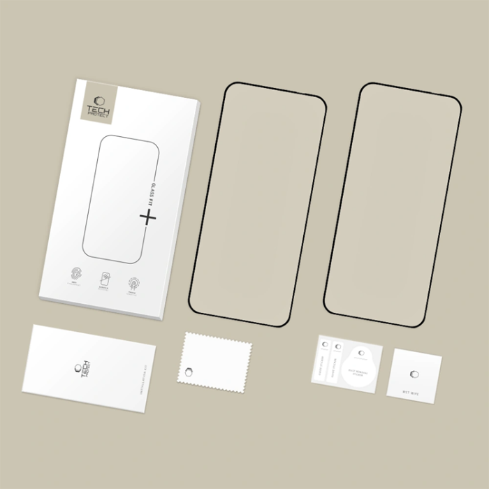 Tech-Protect - [2-Pack] Tech-Protect Motorola Edge 50 Neo Härdat Glas Skärmskydd Fit Plus