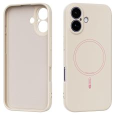 ABEEL - ABEEL Mobilskal till iPhone 17 MagSafe Kompatibelt Silikon Beige