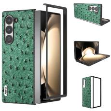 ABEEL - ABEEL Mobilskal till Samsung Galaxy Z Fold6 5G &Auml;kta L&auml;der Gr&ouml;n
