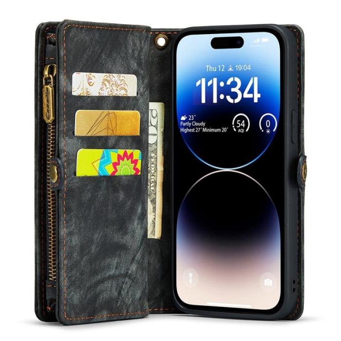 Caseme - CASEME 008 Series Mobilskal till iPhone 13 Pro 2-i-1 Svart