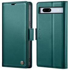 Caseme - CASEME Pl&aring;nboksfodral Konstl&auml;der f&ouml;r Google Pixel 7a - Gr&ouml;n