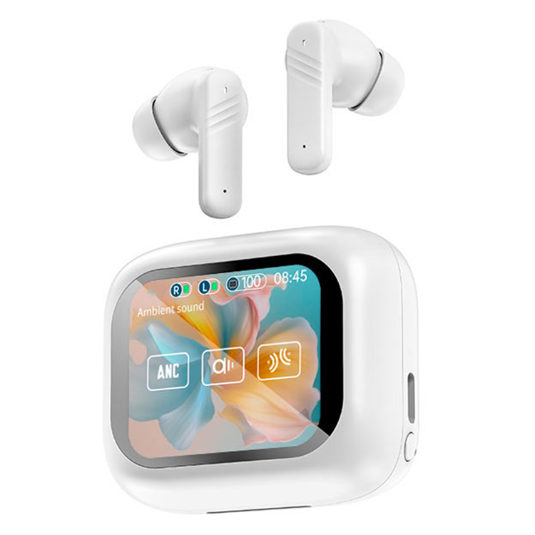 TWS Trådlösa Bluetooth-Hörlurar 5.0 In-Ear ANC + ENC LX-10 (Vit) | 5566 | AlltMobil
